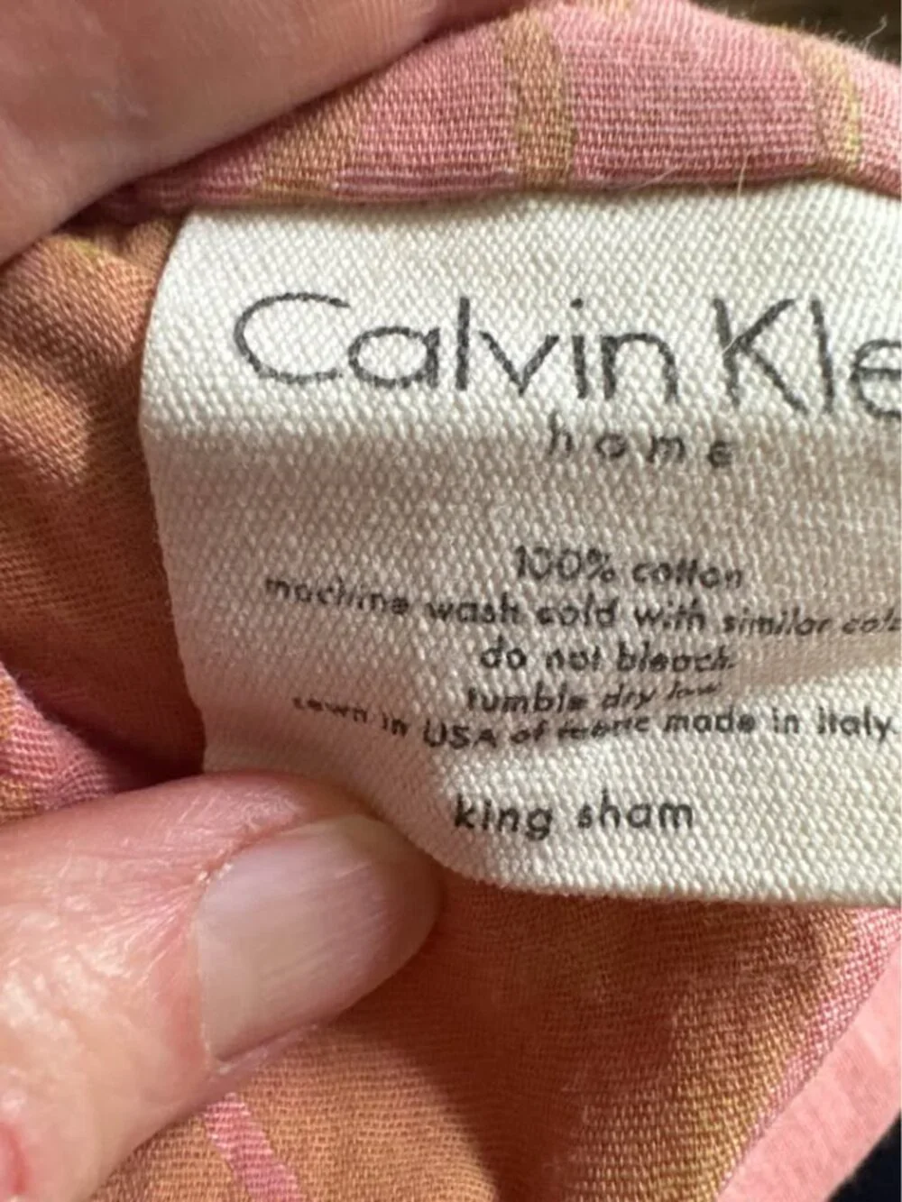 Calvin Klein ETERNITY Floral? Mauve Pink KING 5 PCS Duvet Cover Set + Sheet  Set